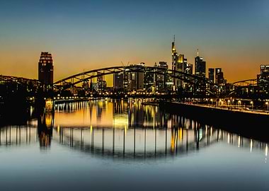 frankfurt golden hour