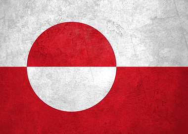 Flag of Greenland on Wall