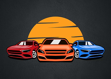 Car design vector art