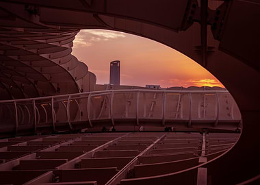 Sunset at Metropol Parasol