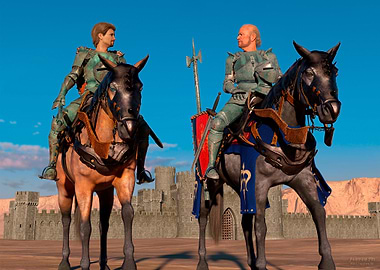 Knights Father and Son