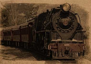 Locomotive Train Monument