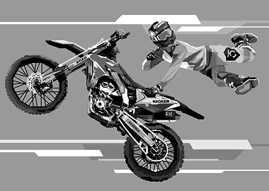 Motocross Indian Air Grey