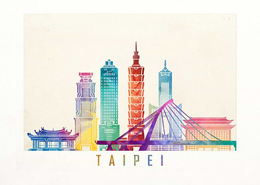 Taipei skyline