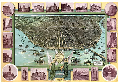 Map of Saint Louis
