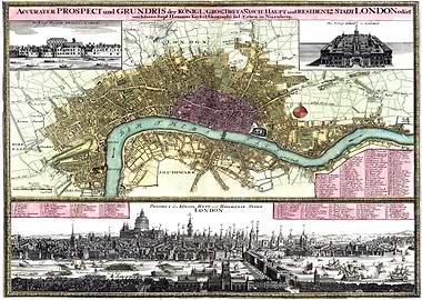 Map of London England