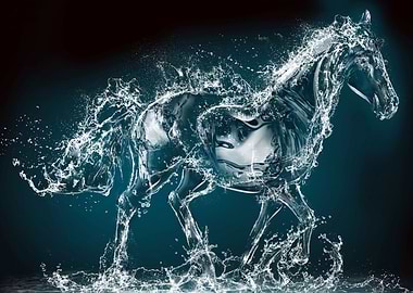 Crystal Ice Horse