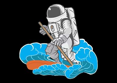 Astronaut Space Moon Galax