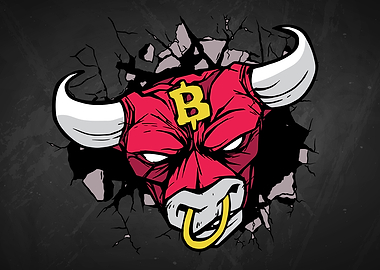 Bitcoin Bull Head