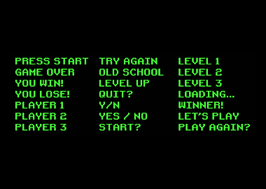 Retro 8bit videogame mess