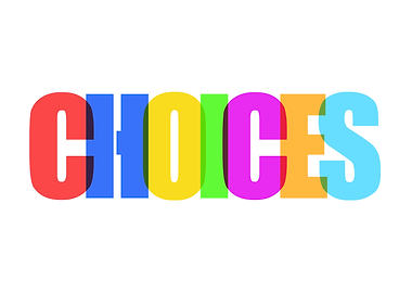 Letters colorful overimpos