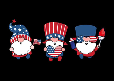 American Gnomes Patriotic