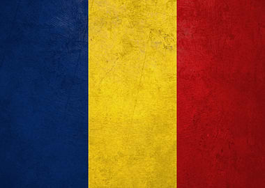 Flag of Chad on Wall