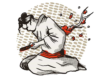 Samurai harakiri