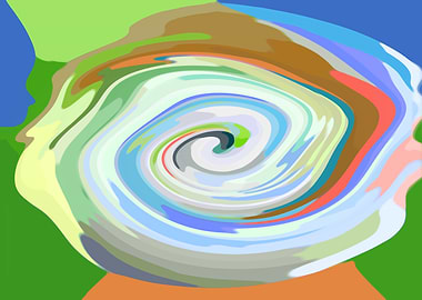 Abstract Alien Swirl