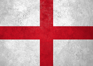 Flag of England on Wall