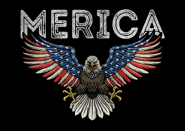 Eagle American Flag USA