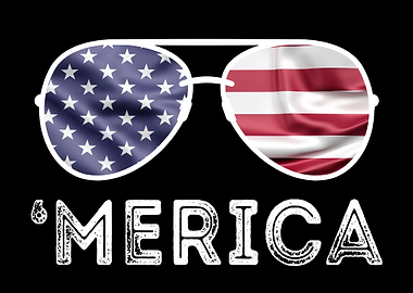 Sunglasses American Flag