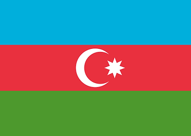 Azerbaijan Flag