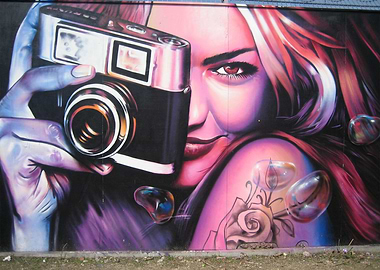 graffiti girl seductive