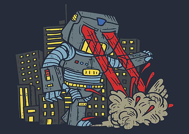 Robot Destroyer Poster