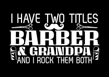 Barber Grandpa Hairstylist