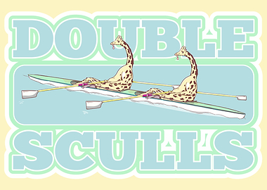 Giraffe Double Skulls