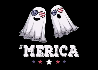 Ghosts Merica 4th of July