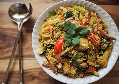 Platter of Quinoa Salad