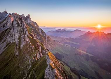 The Rock by Sunset Nature