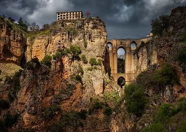 Ronda Bridge In Spain
