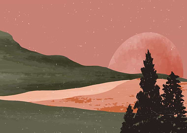 Landscape Mountain art