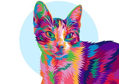 Colorful Cat