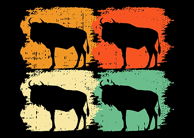 Camouflage Wildebeest GNU