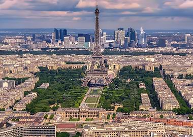 Paris City Skyline France