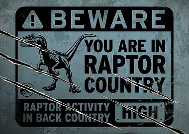 You are in raptor country