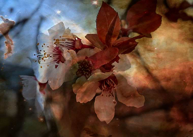 Vintage apple blossoms