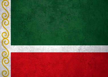 Flag of Chechnya on Wall