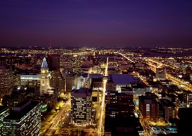 Philadelphia at night