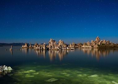 Tufa at night