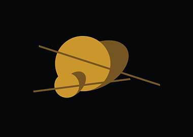 geometrico circle gold