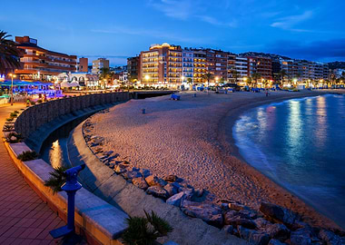 Evening in Lloret de Mar