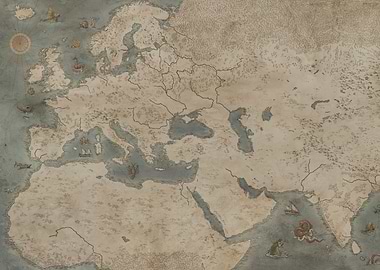 World Map Clean Map