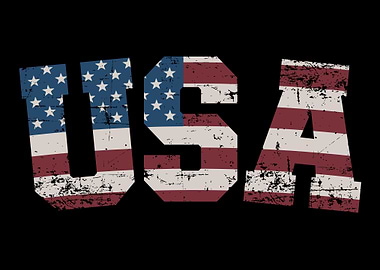 USA flag stars and stripes
