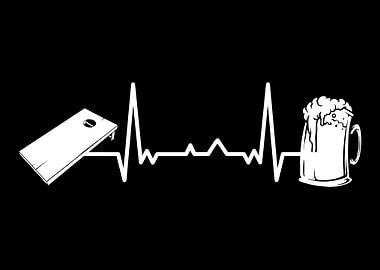 Cornhole Player Team Bean