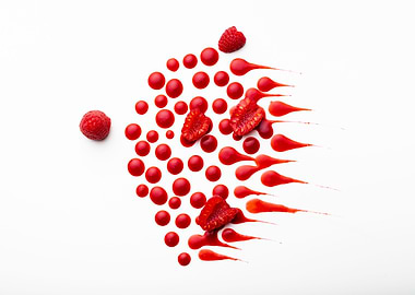 Healthy Raspberry Art