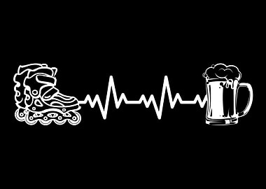 Roller Skating Skater Girl