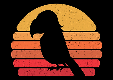 Retro Parrots Vintage