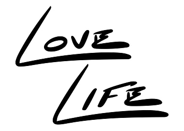 Love Life Line Art Minimal
