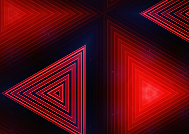 Neon stripe futuristic red